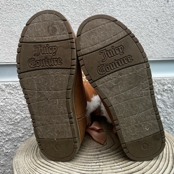 vintage y2k Juicy Couture fuzzy winter boots (rare find!) - Picture 3 of 5